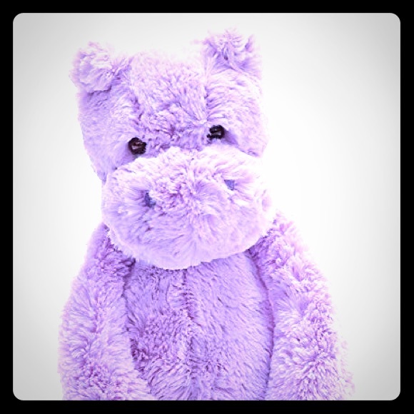 jellycat purple hippo